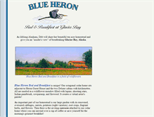 Tablet Screenshot of blueheronbnb.net